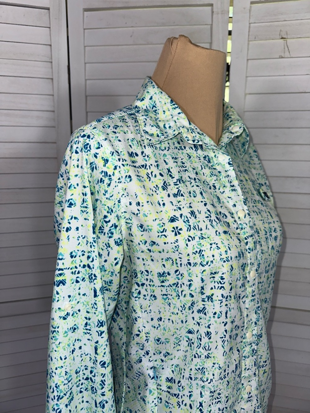 Columbia PFG Super Tamiami™ Shirt Size Medium NWOT Roll Tab Sleeve - Picture 3 of 12